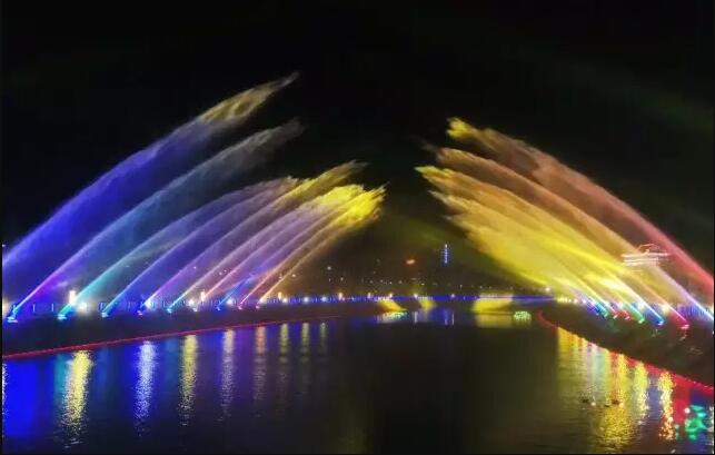 大型音乐喷泉喷泉水幕灯光秀